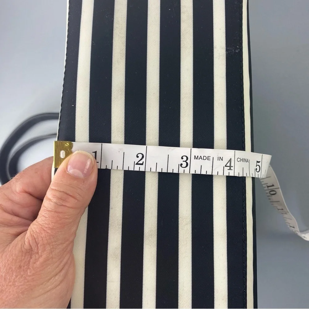 Kate Spade nautical stripe large carry all tote bag with matching wristlet